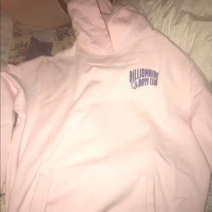 Brand new billionaire boys club hoodie pink sz L
